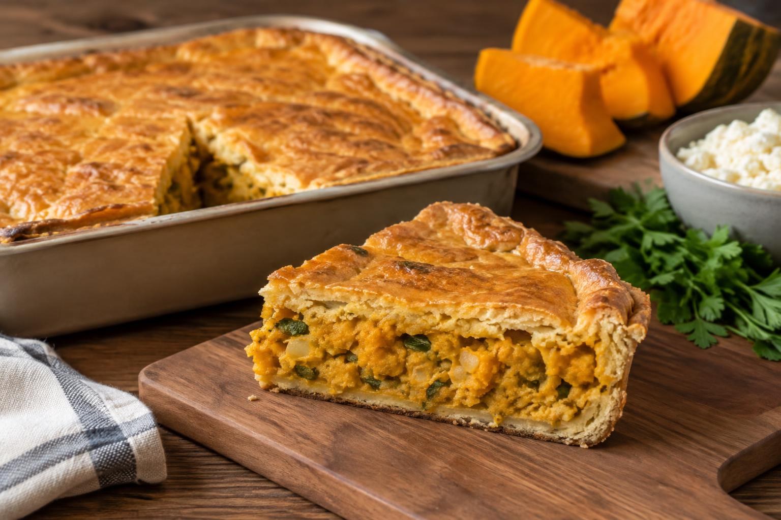 Torta salgada de abóbora: receita leve e prática para o lanche